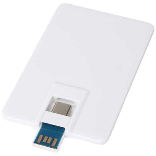 GFP016 Chiavetta USB 3.0 da 32 GB con porta Tipo-C e USB-A Duo slim (min 50 pz)