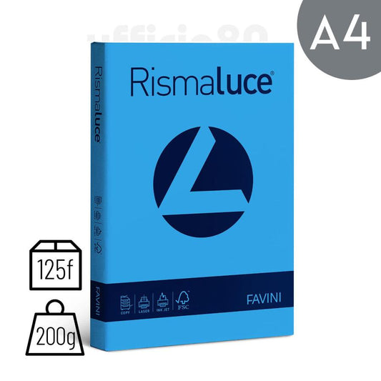 FG016 Carta Risma LUCE 200GR/ 125FG / Azzurro