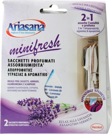 FG043 Ariasana Minifresh Relax Lavanda (Conf. da 2 x 50g)
