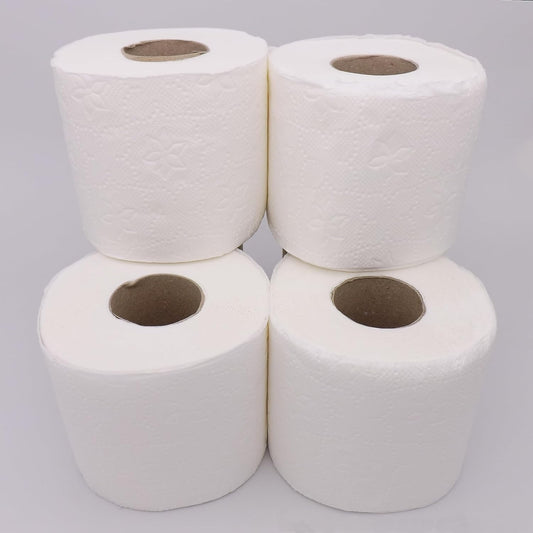 FG043 Carta Igienica Compatta – Conf. da 10 Pacchi da 4 Rotoli (400 Strappi per Rotolo)